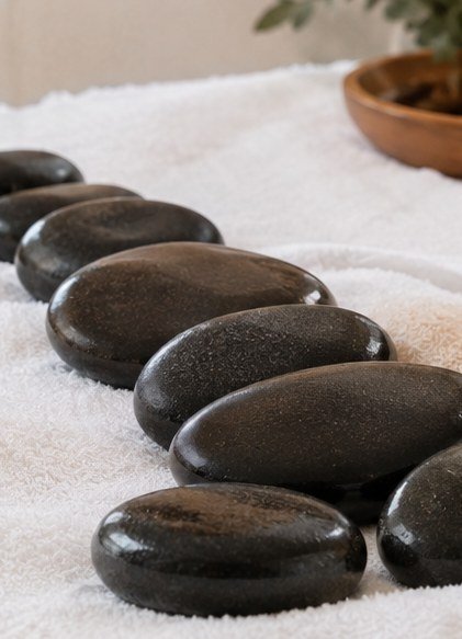 Massagem com Pedras Quentes